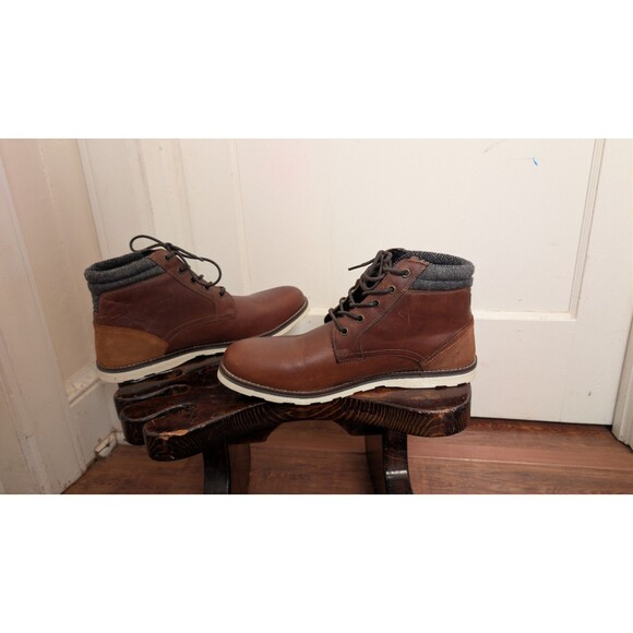Crevo Javiar Boots -Chestnut Brown-Leather Lace Up Boots-Men\'s Size 13 NWOB main image 9